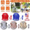 Reflective Breathable Mesh Dog Harness & Leash Set – Adjustable Walking Vest for Dogs & Cats