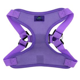 Doggie Design Wrap & Snap Choke-Free Dog Harness – Adjustable Lightweight No-Pull Harness (Color: Paisley Purple, size: X-Small)