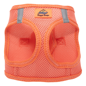 American River Solid Ultra Choke Free Dog Harness (Color: Coral, size: XXS)