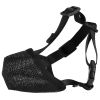 Soft Mesh Dog Muzzle | Adjustable Breathable Anti-Biting & Barking Pet Mouth Cover with Neck & Forehead Straps