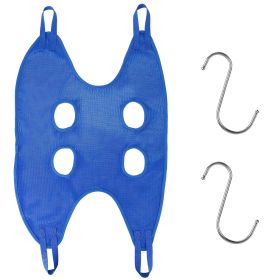 Cat Dog Hammock Helper Pet Grooming Hammock Harness Restraint Bag Helper Breathable for Nail Trimming Clipping (Option: Blue_L)