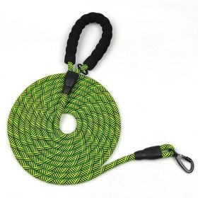 Durable 4.5M Nylon Dog Leash - Explore The Great Outdoors With Your Pup! (Color: Green, size: 450X1.2Cm)