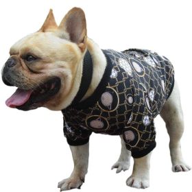 Personalized Pet Fashion: Customizable Bag Print Dog Clothes For Spring And Autumn (Color: black, size: XS)