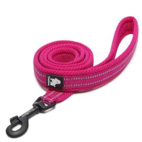 The Ultimate Stretchable Nylon Pet Dog Leash In Vibrant Colors (Color: Rose Red, size: 2.0Cm×200Cm)