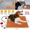 Waterproof Electric Pet Heating Pad | Chew-Resistant Heated Mat with 9 Heat Levels & 4 Timer Settings, Washable Cover