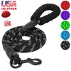 5FT Reflective Dog Leash with Foam Handle | Strong Nylon Training & Walking Lead for Small & Medium Dogs