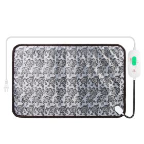 Pet Heating Pad Dog Cat Electric Heating Mat Waterproof Adjustable Warming Blanket with Chew Resistant Steel Cord Case (Option: 45_70CM)