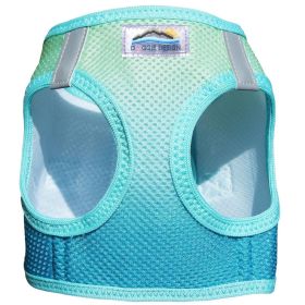 American River Choke Free Dog Harness Ombre Collection (Color: Aruba Blue, size: 3X-Large)