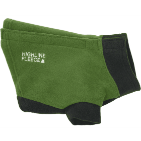 Highline Fleece Dog Coat (Color: Two Tone Green, size: Size 14)