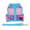 Under the Sea Cool Mesh Dog Harness & Leash Set – Breathable Summer Vest for Small Dogs