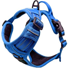 Venture Paw Pull Control Dog Harness (Color: Mountain Lake, size: large)